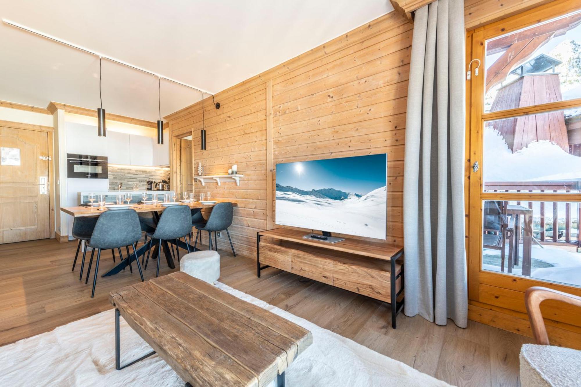 Appt Renove, 6 Personnes Arc 1950 Vue Exceptionnelle Montblanc, Sauna, Hammam, Piscine Int Et Ext Les Arcs  Exterior foto